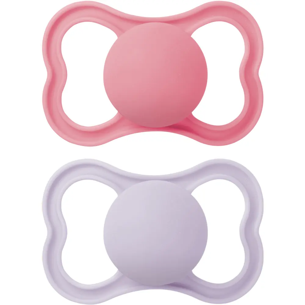 Silikon Napp Air 2-pack - Rosa | Baby & Barn - Sköta - Nappar | BabyMode