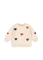 Lou Terry Sweatshirt - Multi Heart