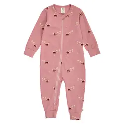 Jumpsuit Christmas - Nostalgia Rose/ Cabernet/ Balsam Cream | Kläder - Bodys & overaller - Jumpsuit utan fot | BabyMode