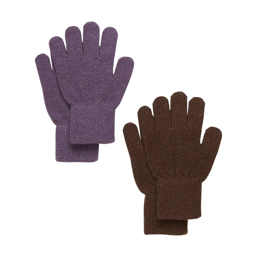 Magiska Glittervantar 2-pack - 652 - 7-12 år