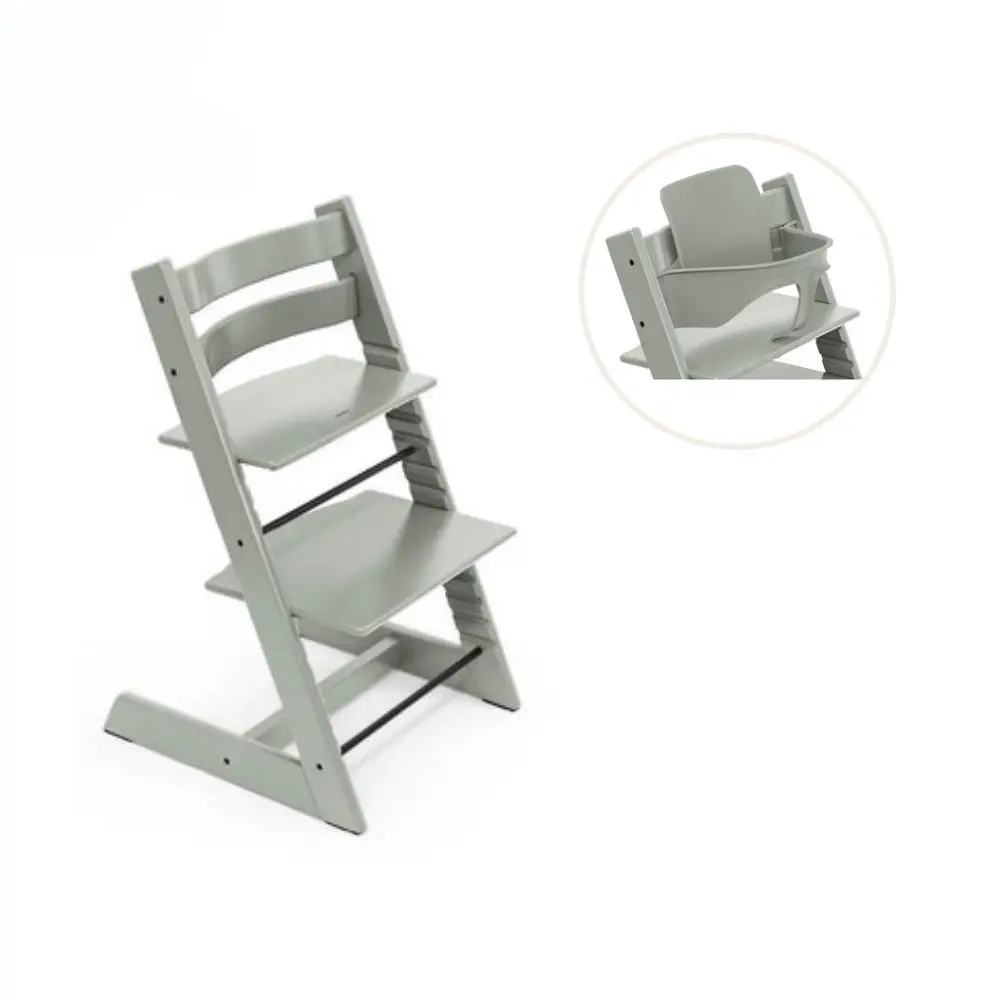 Stokke&reg; Tripp Trapp Stol Bok Inkl. Babyset - Glacier Green