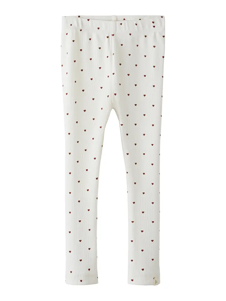 Lil Atelier Gago Slim Leggings - Coconut - 98 | Barnkläder - Underdelar - Leggings | BabyMode