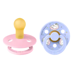 Mumin Colour 2-Pack Napp Latex stl 1 - Baby Pink | Baby & Barn - Sköta - Nappar | BabyMode