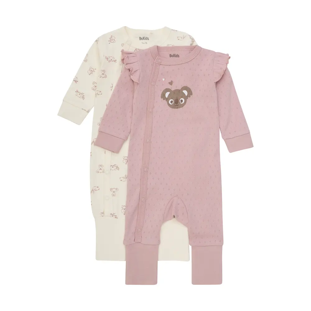 Jumpsuit 2-pack - Shadow Gray - 60 | Barnkläder - Set & Multipack - Multipack | BabyMode