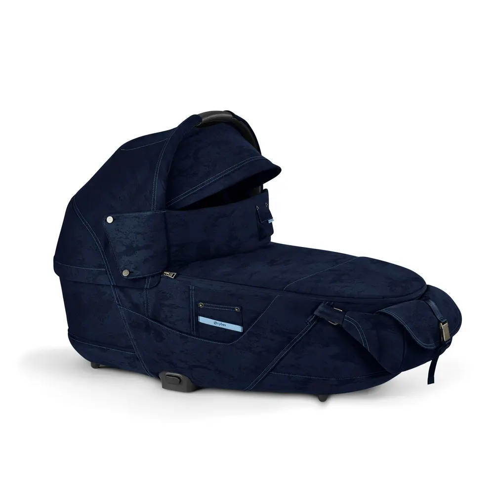 Cybex Priam Lux Liggdel - Rebellious Luxury Denim Blue | Barnvagnar - Duovagnar - Liggdel för duovagnar | BabyMode