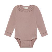 Minymo Långärmad Rib Body - Fawn