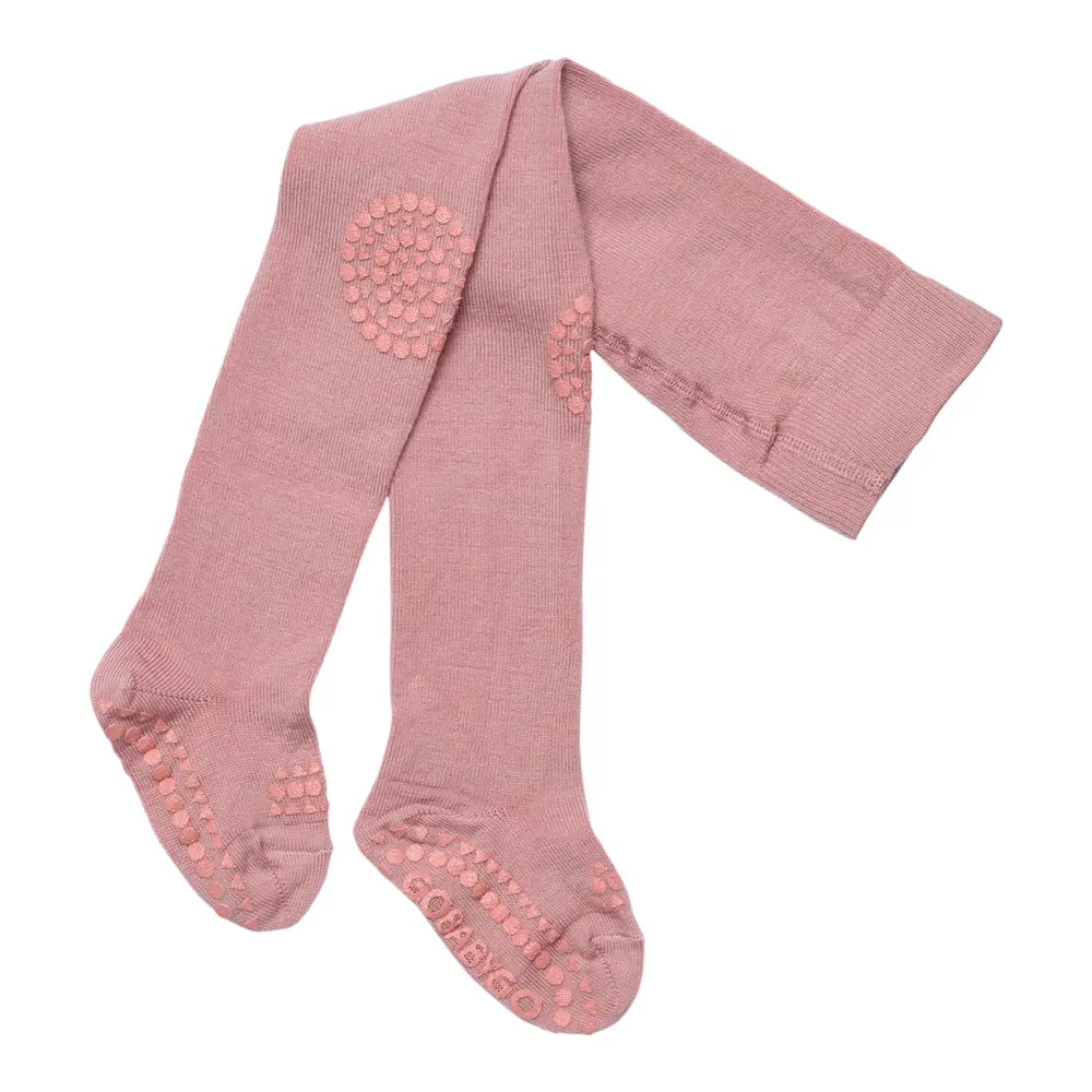 Krypskydd Strumpbyxor Ull - Rose blush - 12-18 MDR. | Barnkläder - Ull - Strumpor & ullstrumpbyxor | BabyMode