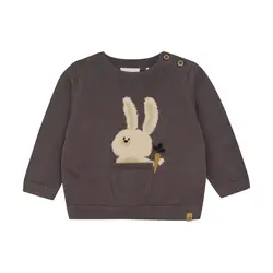 Stickad Pullover - Dark Gull Grey | Kläder - Toppar - Koftor, västar & tröjor | BabyMode