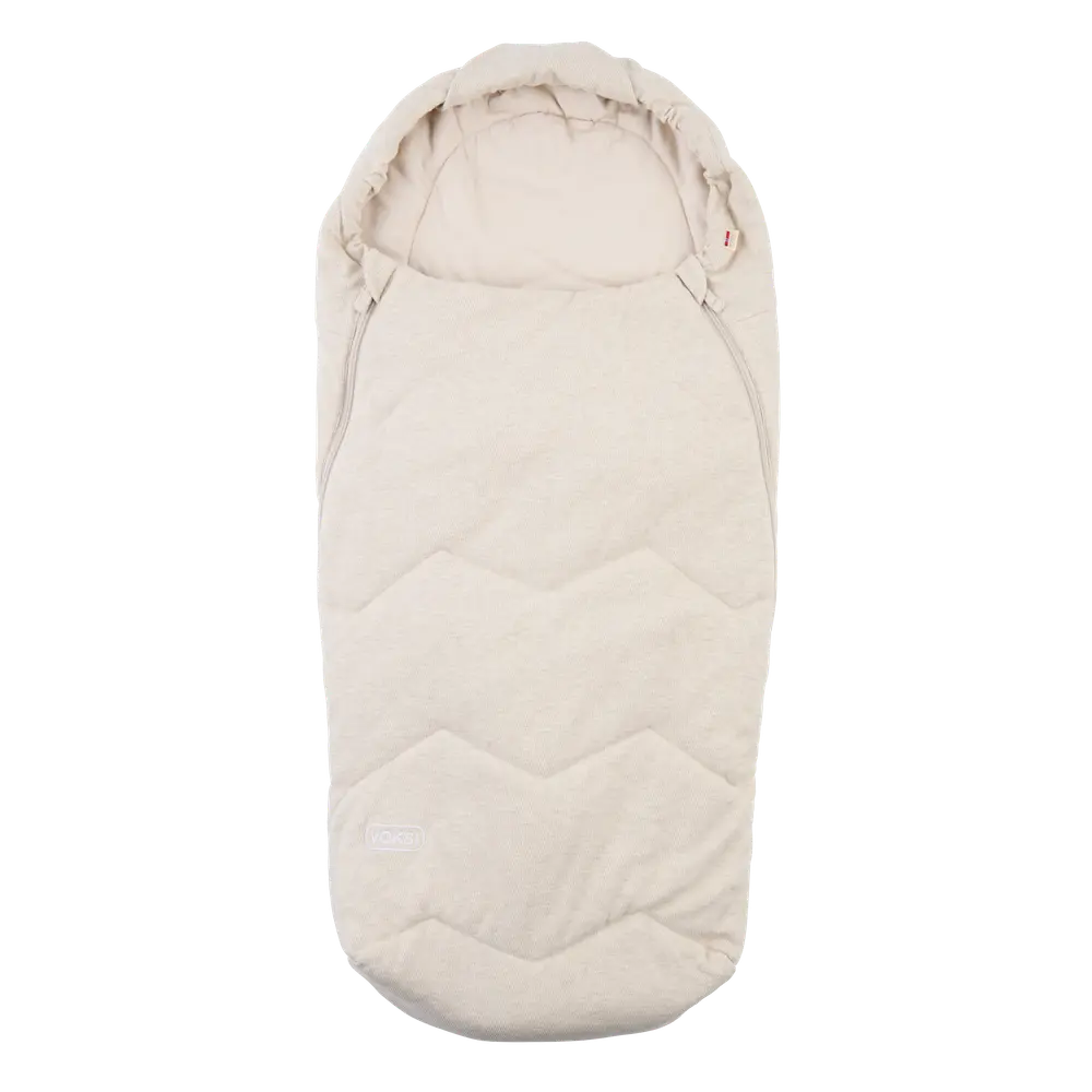 Voksi® Breeze Light Åkpåse - Sand Solid | Barnvagnar - Barnvagnstillbehör - Åkpåsar | BabyMode