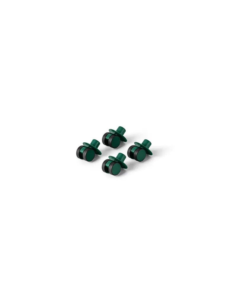 4 x Swirly Wheels - Forest Green | Leksaker - Aktivitetsleksaker - Motorikleksaker | BabyMode