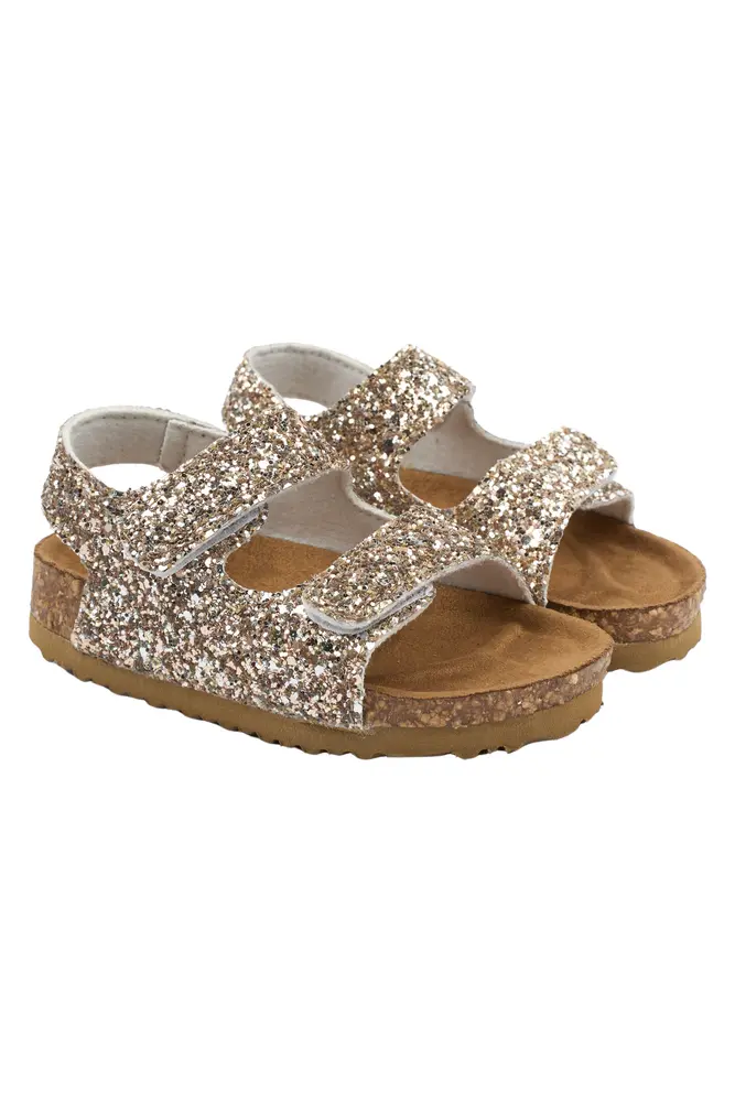 Mikk-Line Sandal Glitter - Champagneg - 31 | Barnskor - Sandaler - Sandaler med öppen tå | BabyMode