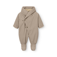 Mini A Ture Matfianna Fleecefodrat Vinteroverall - Grey Brown