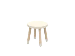 Taburet - Dots O30 - Cream | Barnrum - Möbler - Bänkar & pallar | BabyMode