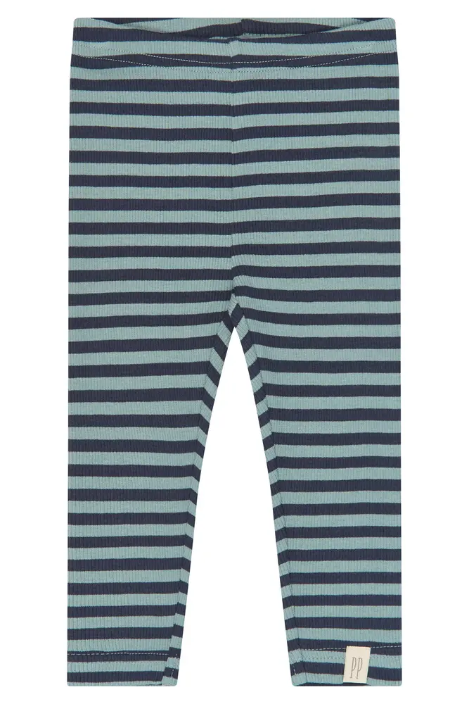 Petit Piao Air Leggings - Lead Striped - 74 CM