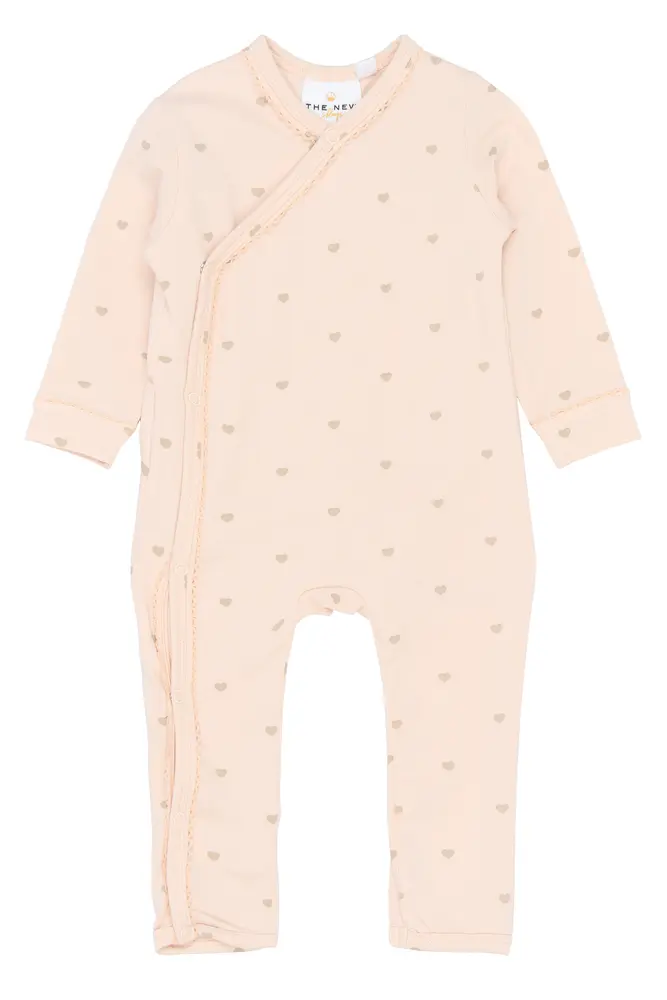 Nova Wrap Jumpsuit - Silver Peony - 74 | Barnkläder - Bodys & overaller - Jumpsuit utan fot | BabyMode