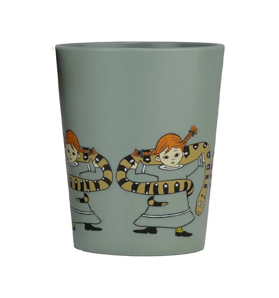 Tumblermugg - Pippi Cirkus Green