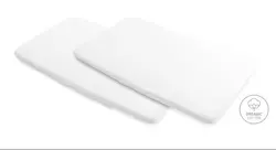 Caloa/Iris Lakan 2 2pk. | Barnrum - Textilier - Lakan & madrasskydd - Lakan för barnvagnar/vaggor | BabyMode