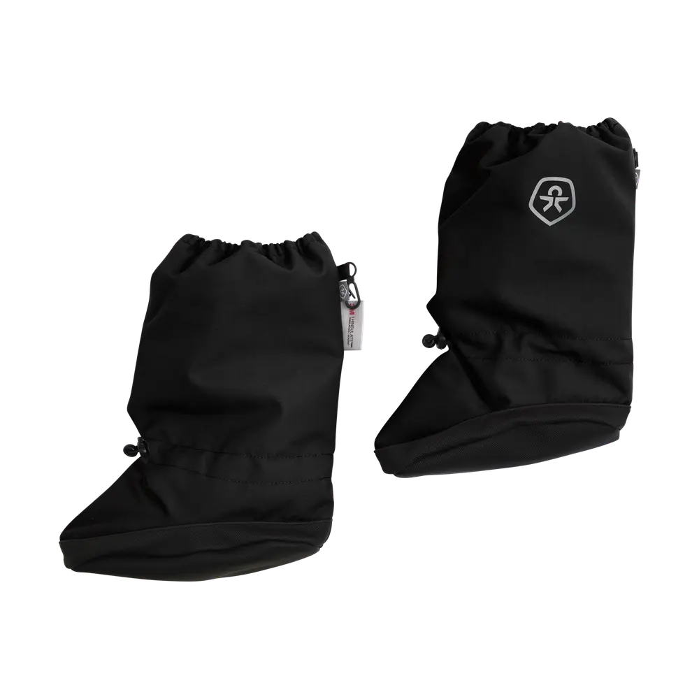 Color Kids Tofflor M. Anti Slip - Black  - 1-2 ÅR