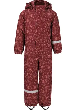 Vinteroverall Tower Printet W-PRO 10000 - Tawny Port | Kläder - Ytterplagg - Overaller | BabyMode