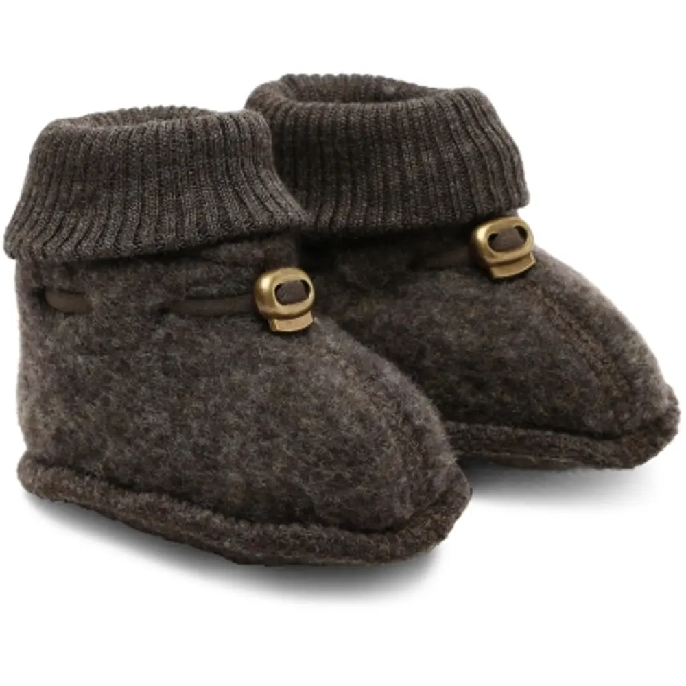 Ulltossor - Dark Brown Melange - 62/68
