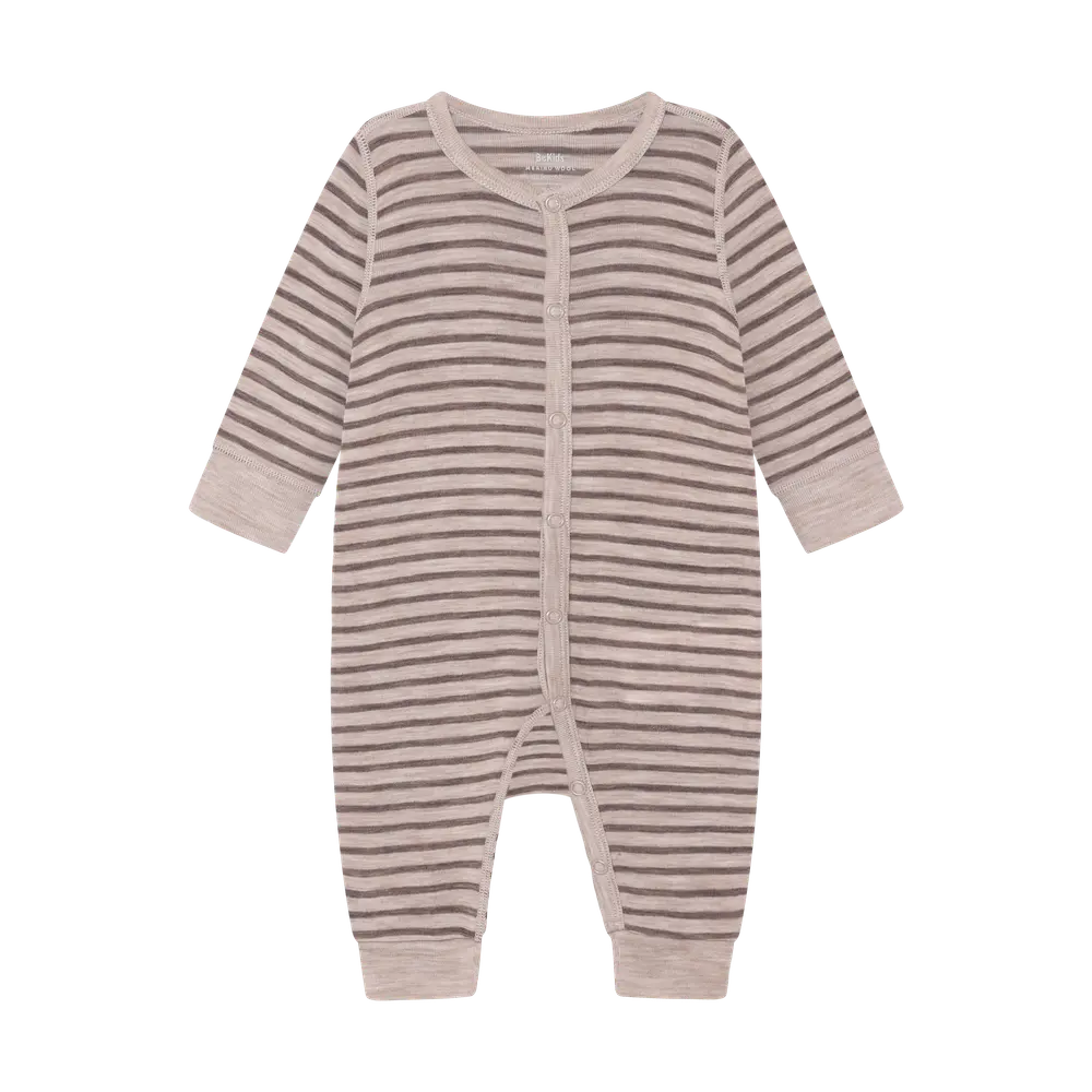 BeKids Ulljumpsuit - Mocha Meringue - 60