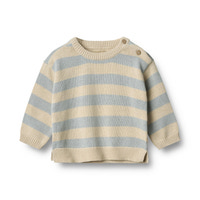 Stickat Tröja Morgan - Blue Stripe