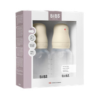 Nappflaska Baby Silikon 2-pack 150ml Slow Flow - Ivory