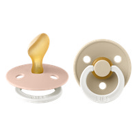 Nappar Colour 2-pack Latex night anatomisk - Blush/Vanilla