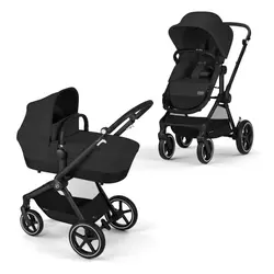 Eos Lux - Moon Black/Black | Barnvagnar - Duovagnar - Alla duovagnar | BabyMode