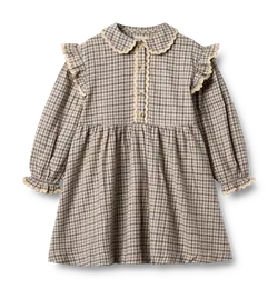 Klänning Alissa - Blue Check | Kläder - Toppar - Klänningar - Klänningar | BabyMode