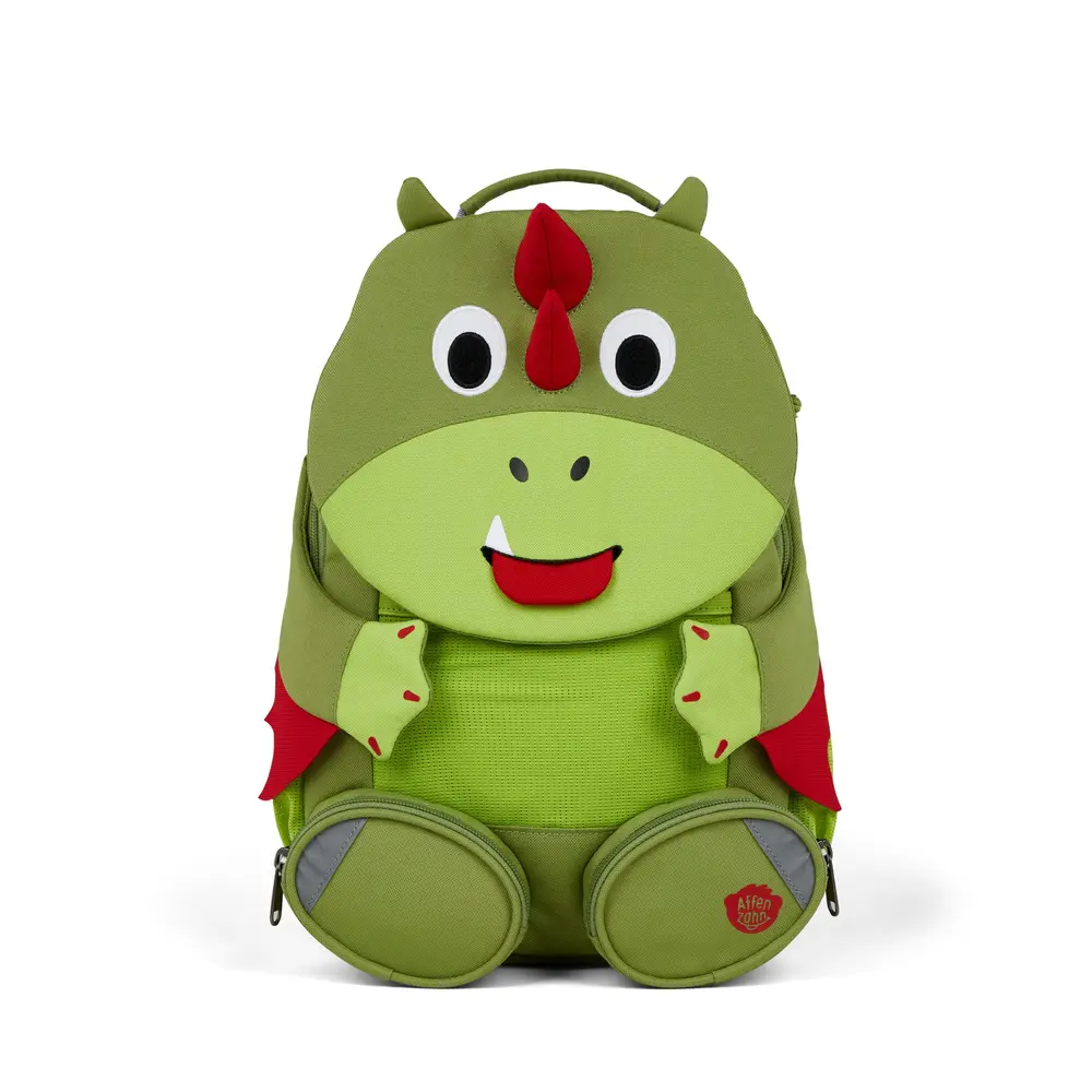 Affenzahn Large Friend Dragon - Dragon - ONE SIZE | Barnkläder - Tillbehör accessoarer - Ryggsäckar & väskor | BabyMode