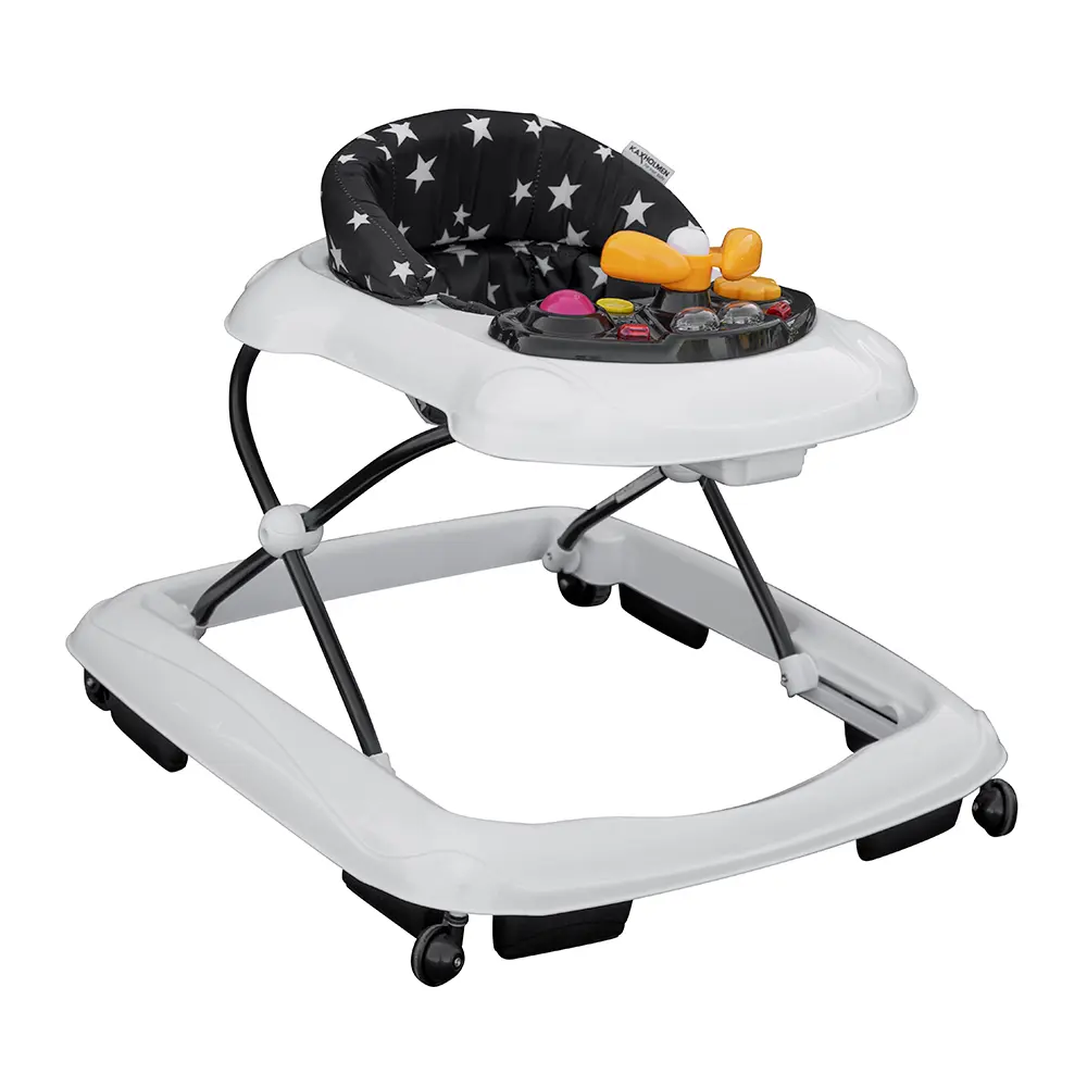 Kaxholmen Gå-Stol Basic - Svart | Leksaker - Babyleksaker - Lära-gå-vagnar & gåstolar | BabyMode