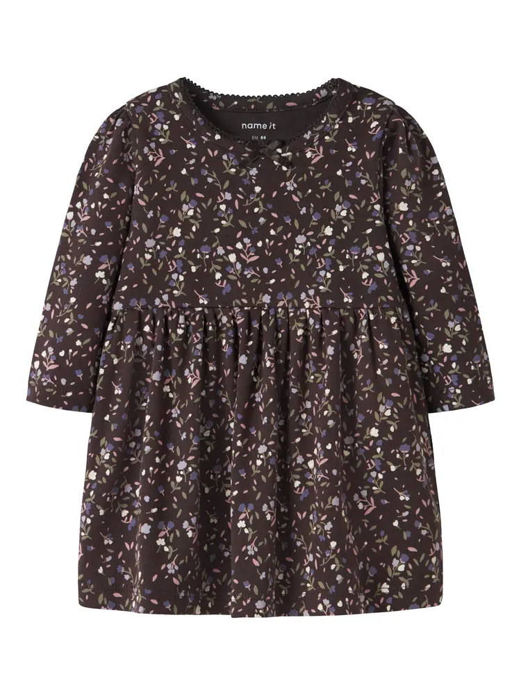 Name It Oceana Klänning - Chocolate Plum - 68