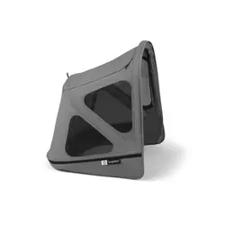 Donkey 5 Breezy Sufflett - Moon Grey | Barnvagnar - Barnvagnstillbehör - Solskydd & suffletter | BabyMode