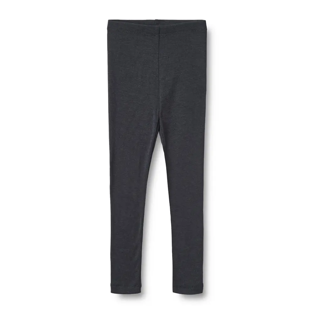 Leggings Agi Ull - Navy - 128 | Barnkläder - Ull - Ullbyxor | BabyMode
