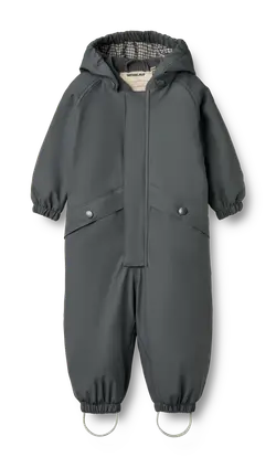 Regnoverall Aiko Termo - Grey/Blue | Kläder - Ytterplagg - Regnkläder | BabyMode