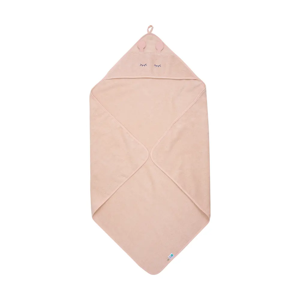 Badcape - Rose Dust - 83*83 cm | Baby & Barn - Sköta - Badrockar, ponchos & badlakan | BabyMode