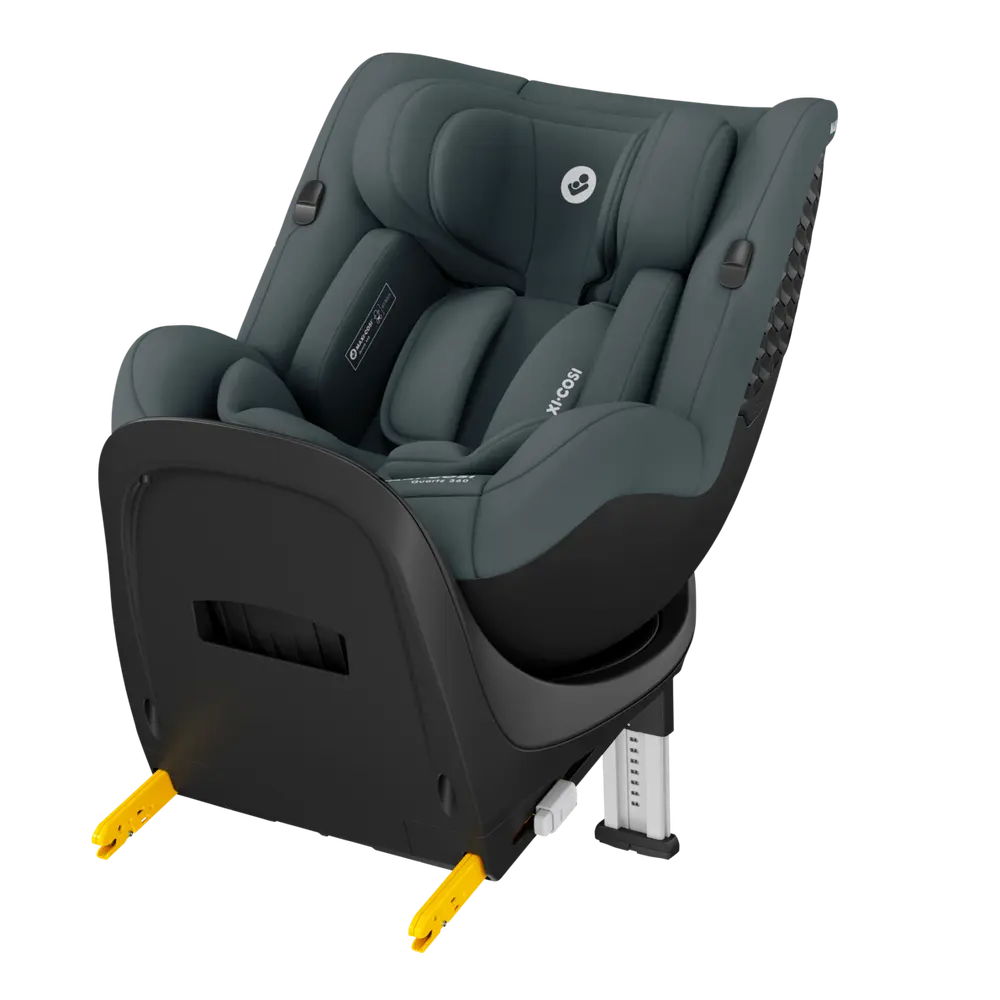 Maxi-Cosi Quartz 360 Bilbarnstol - Full Graphite | Bilbarnstolar - Bakåtvända bilbarnstolar 9-36 Kg - Bakåtvända bilbarnstolar upp till 36 kg | BabyMode