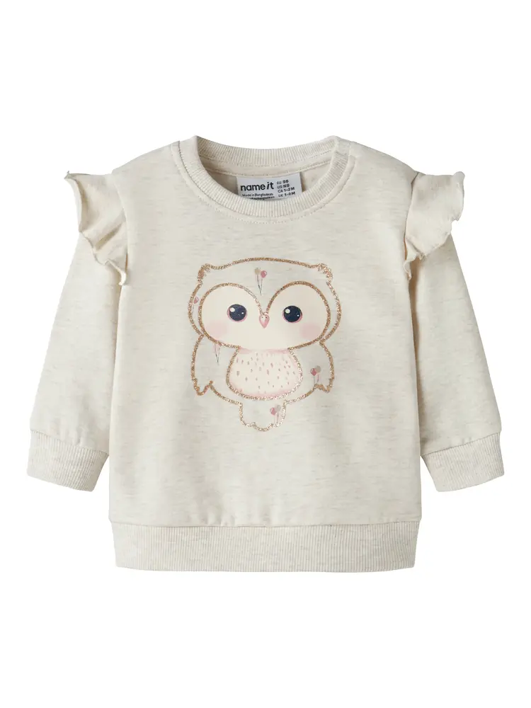 Name It Nilda Sweatshirt - Peyote Melange - 62