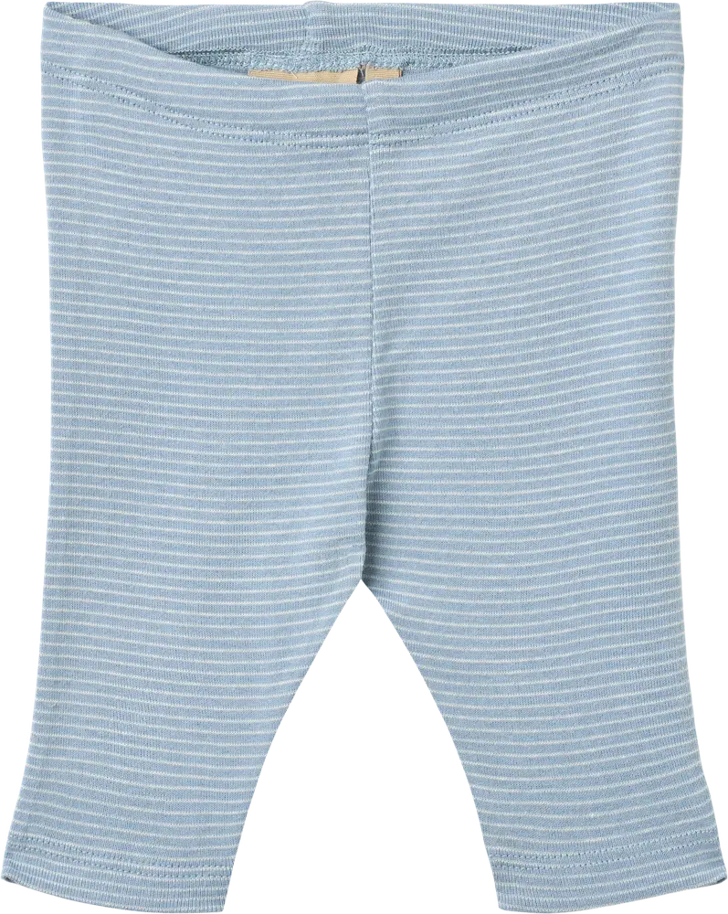 Silas Jersey Byxor - Faded Blue Stripe - 74 | Barnkläder - Underdelar - Byxor | BabyMode