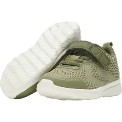 Sneakers Actus Recycled Basis - Deep Green | Skor - Sneakers - Sneakers med kardborre | BabyMode