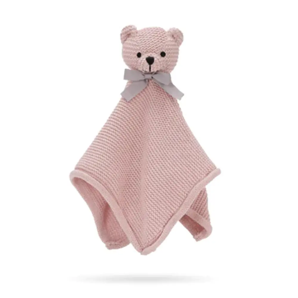 Snuttefilt – Nalle - Misty Rose | Leksaker - Nallebjörnar & gosedjur - Snuttefiltar | BabyMode