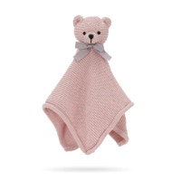 Snuttefilt – Nalle - Misty Rose