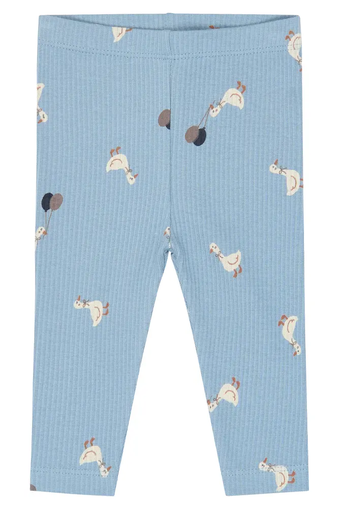 The New Siblings Vito Rib Leggings - Ashley Blue  - 80