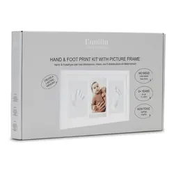 Hand- och fotavtryck med Ram Stor - Vit | Leksaker - Kreativ lek - Hand- och fotavtryck | BabyMode