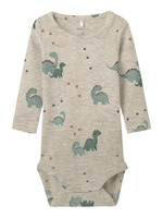 Långärmad Body Nohr - Peyote Melange