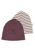 Petit Piao Sky Mössa 2-Pack - Huckleberry Striped