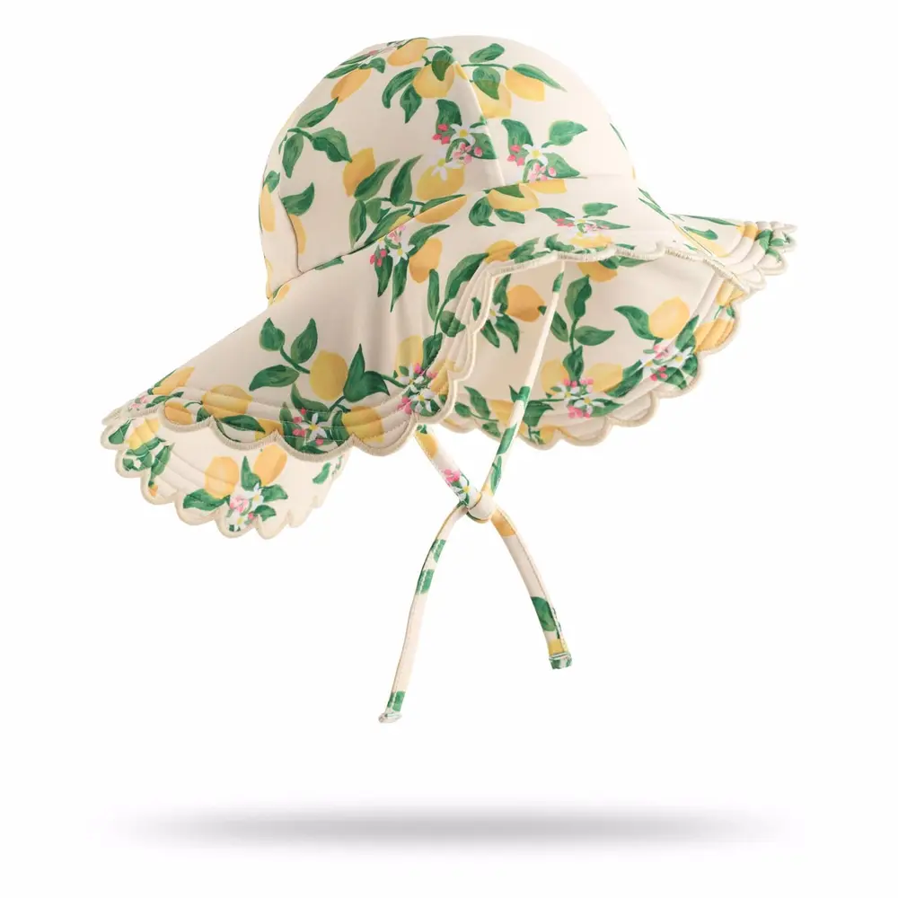 Nuka Solhatt - Mini Citrus - 3-5 ÅR | Barnkläder - Mössor, vantar och tossor - Solhattar | BabyMode