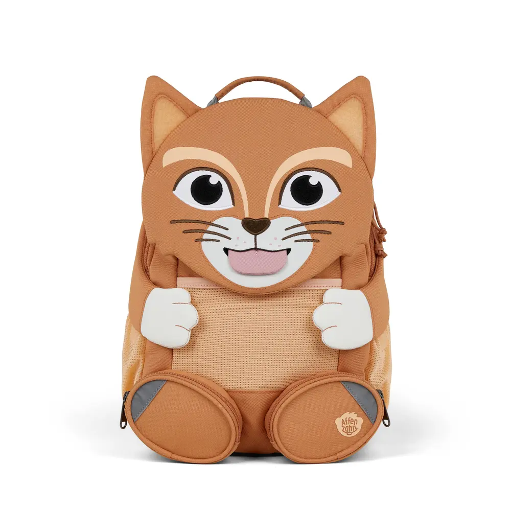 Affenzahn Large Friend Cat - Cat - ONE SIZE | Barnkläder - Tillbehör accessoarer - Ryggsäckar & väskor | BabyMode