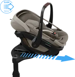 Coral slide pro - Sapphire sand | Bilbarnstolar - Babyskydd 0-13 Kg | BabyMode